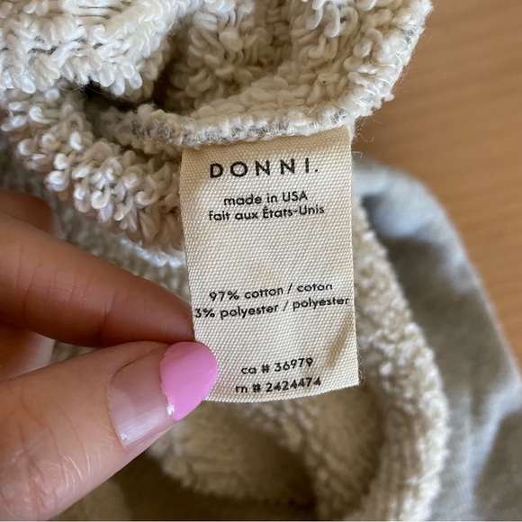 Donni poodle cotton terry cardigan grey - Picture 9 of 11